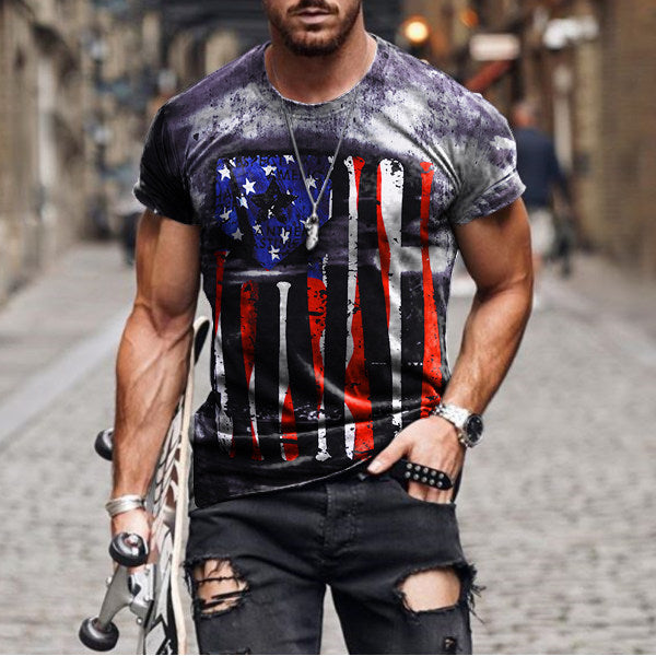 Fashion digital printing loose fashion trendy youth T-shirt
