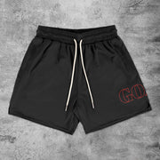 Tide brand print casual retro street shorts