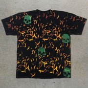 Personalized full-print printed casual short-sleeved T-shirt