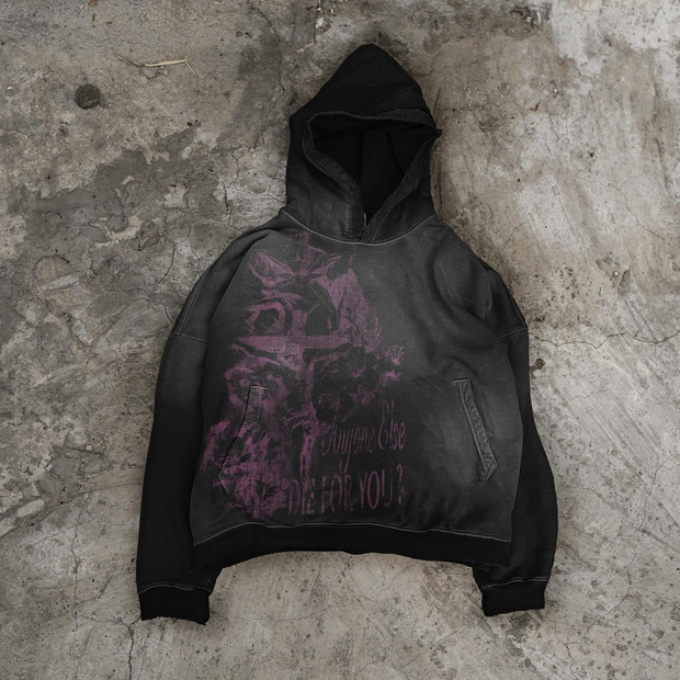 Vintage Jesus Cross Hoodie