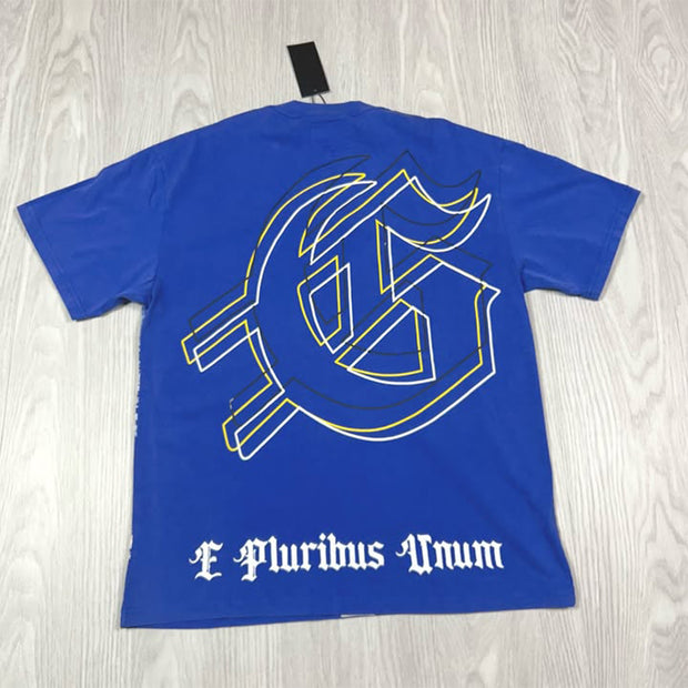 Street Astronaut Print Short Sleeve T-Shirt