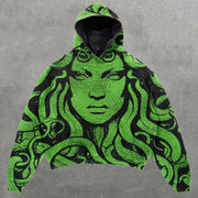 Retro Statement Medusa Hoodie