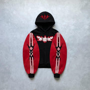 Cracked Casual Street Hoodie