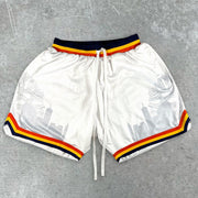 Fashion City Silhouette Print Track Shorts