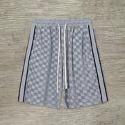 Personalized casual plaid shorts