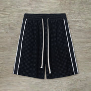 Personalized casual plaid shorts