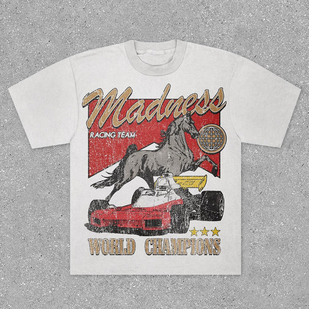 Trendy horse print T-shirt