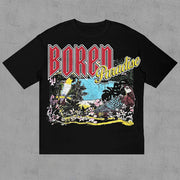 Parrot Print Casual Street T-Shirt