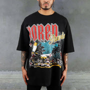 Parrot Print Casual Street T-Shirt