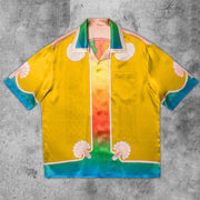 Noble and luxurious retro custom printed shirt