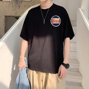 Street style fashion loose Hong Kong style casual short-sleeved T-shirt