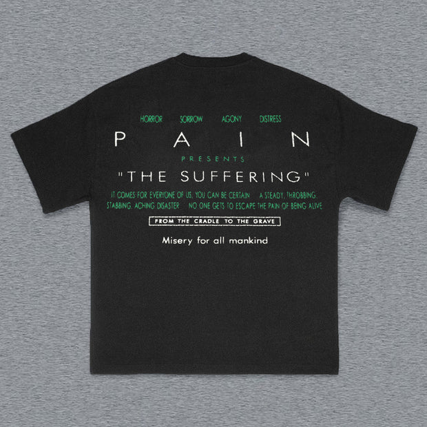 Pain Print Short Sleeve T-Shirt