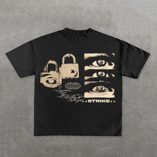 Strike Print Short Sleeve T-Shirt