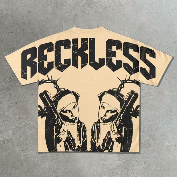 Revenge Sister Print Casual T-Shirt