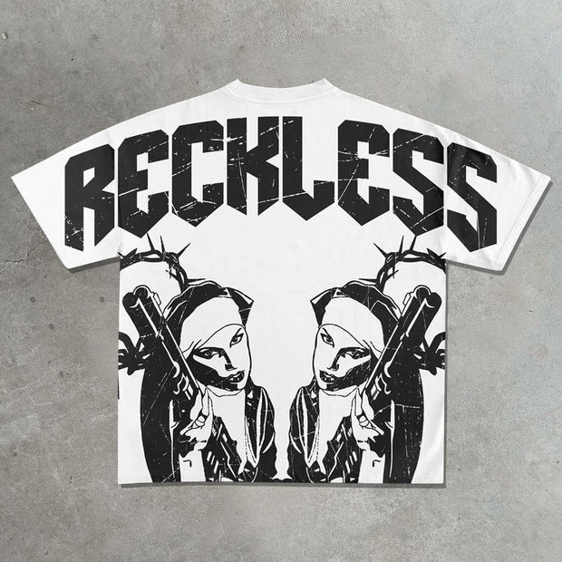 Revenge Sister Print Casual T-Shirt