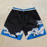 Trendy retro casual hip-hop street shorts
