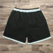 Colorblock Heart Print Track Shorts