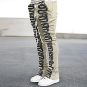 Vintage Snake Print Trendy Street Trousers