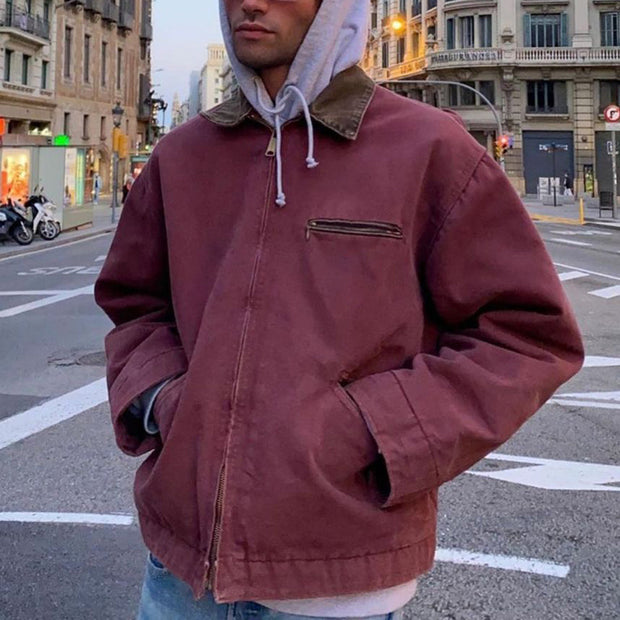 Retro men's nostalgic jacket