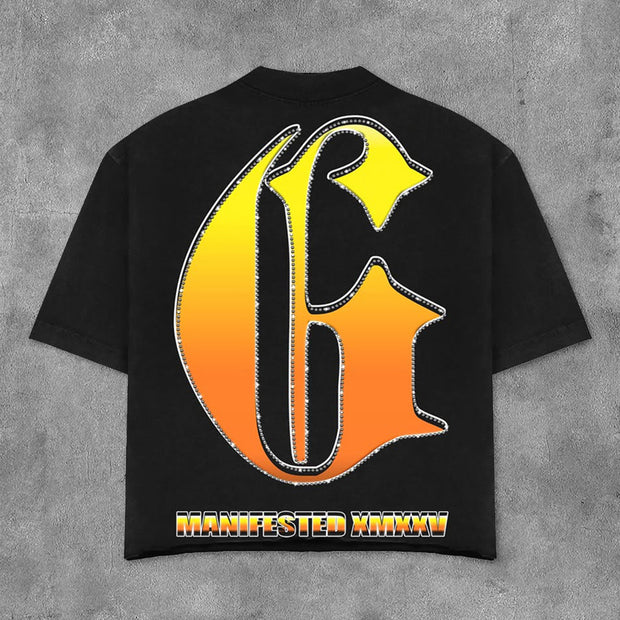 Sea Speedboat Print Short Sleeve T-Shirt