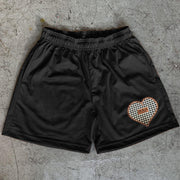 Trendy Preppy Fashion Mesh Shorts