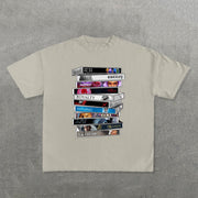 Fashion Chris Brown Album Print Short Sleeve T-Shirt