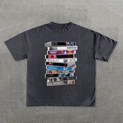 Fashion Chris Brown Album Print Short Sleeve T-Shirt