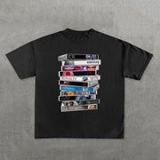 Fashion Chris Brown Album Print Short Sleeve T-Shirt