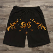 Fashion Retro Street Loose Pattern Shorts
