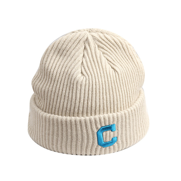 Knitted woolen cap, light board, warm men's and women's ear caps