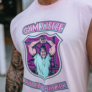 Sports fitness leisure bottoming sleeveless shirt plus size T-shirt