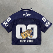 New York Beasts Casual Street Mesh Jersey