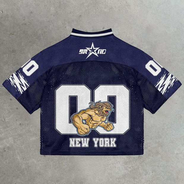 New York Beasts Casual Street Mesh Jersey