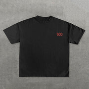 Reminder To Trust God Print Short Sleeve T-shirt