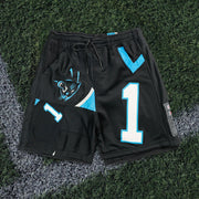 Panther Rugby Paneled Mesh Shorts