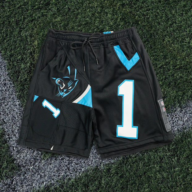 Panther Rugby Paneled Mesh Shorts