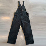 Vintage stain-resistant multi-pocket work overalls