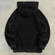 Retro Street Hip Hop Fleece Hoodie