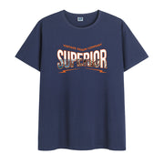 Fashion letter print pullover short sleeve T-shirt