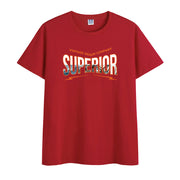 Fashion letter print pullover short sleeve T-shirt