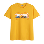 Fashion letter print pullover short sleeve T-shirt