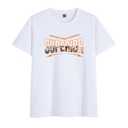 Fashion letter print pullover short sleeve T-shirt