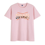 Fashion letter print pullover short sleeve T-shirt