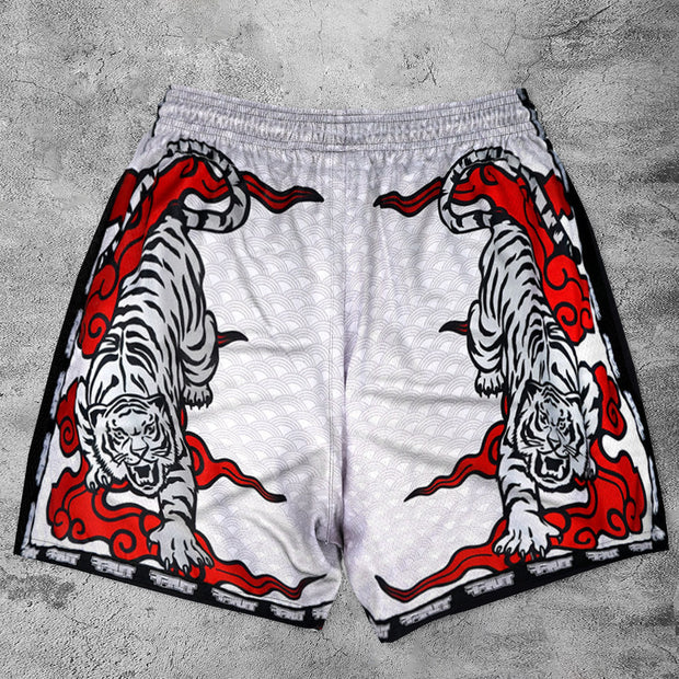 Casual tide brand retro personality sports shorts