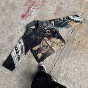 Vintage Singer Tapestry Zip-Up Jacket