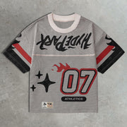 Flame Casual Street Mesh Jersey