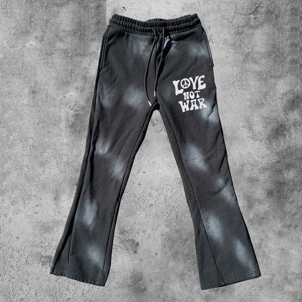 Tie-dye Printed Flared Pants