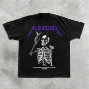 Skull Graphic Print Short Sleeve T-Shirt