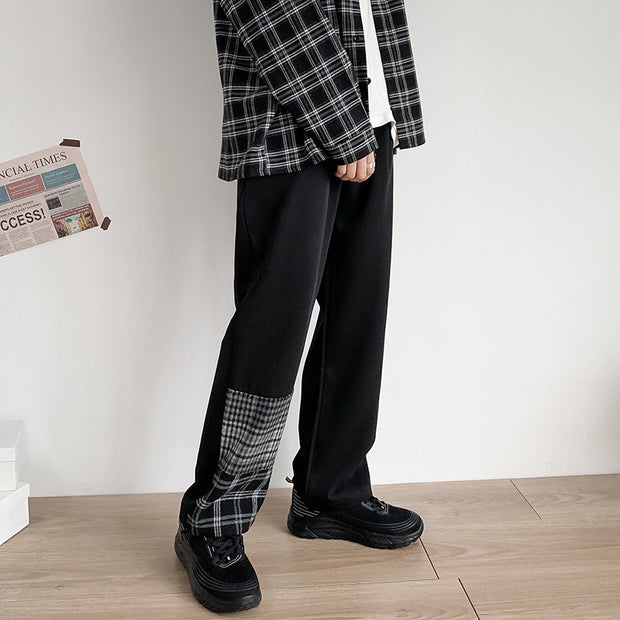Suit trousers straight-leg nine-point trousers fall feeling small trousers
