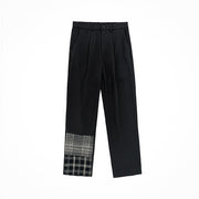 Suit trousers straight-leg nine-point trousers fall feeling small trousers